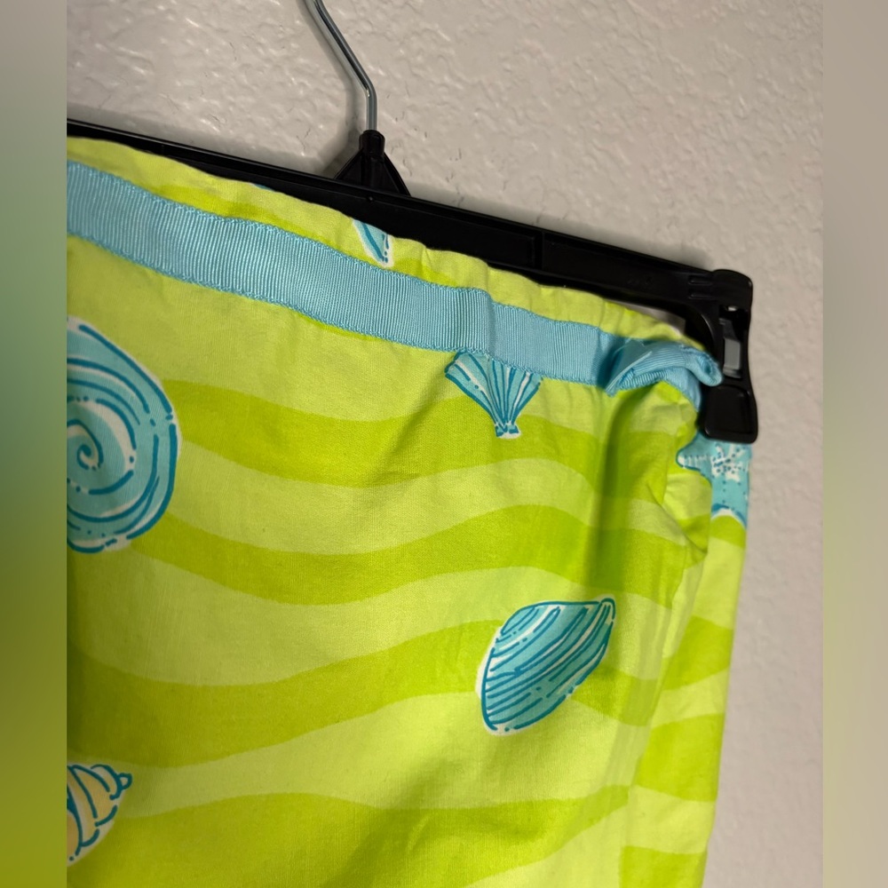 Lilly Pulitzer Low Tide Green Strapless dress y2k white label beach tropical - Picture 7 of 11